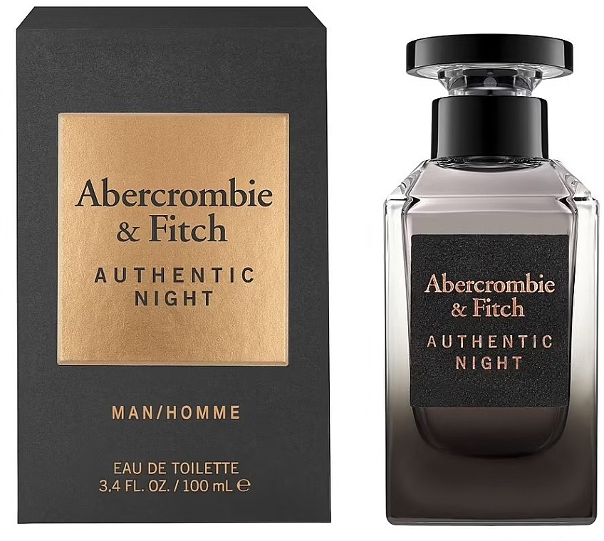 Abercrombie & Fitch Authentic Night Man - Туалетна вода — фото N2