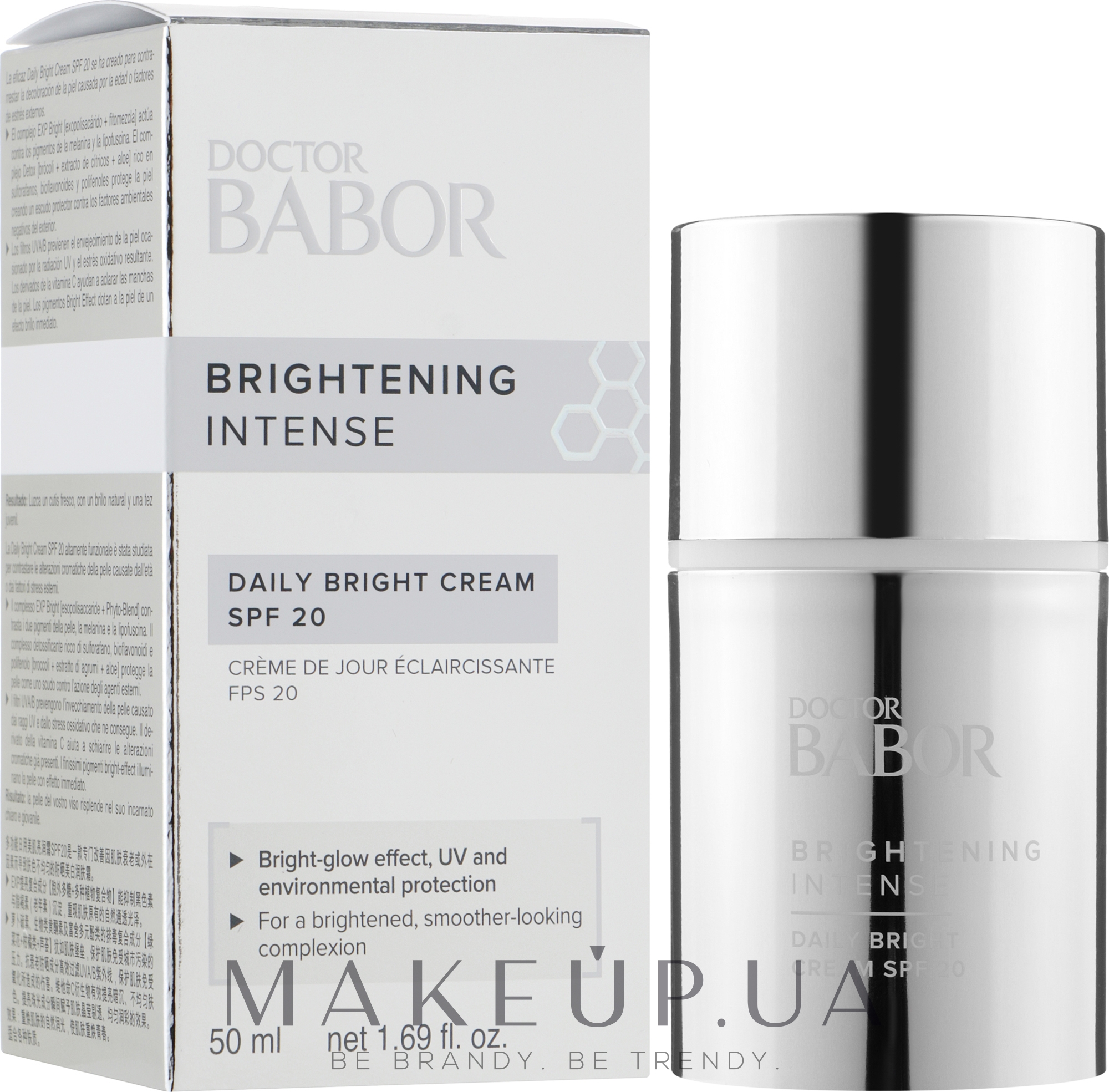 Осветляющий крем для лица - Doctor Babor Brightening Intense Daily Bright Cream SPF20 — фото 50ml