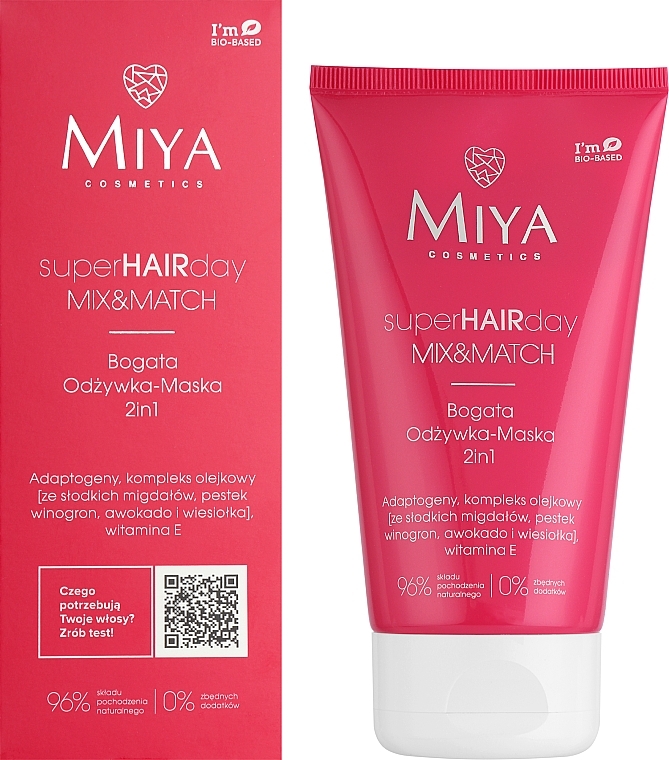 Кондиціонер-маска для волосся - Miya Cosmetics SuperHAIRday — фото N2