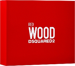 Dsquared2 Red Wood - Набор (edt/50ml + sh/gel/50ml + b/lot/50ml) — фото N1