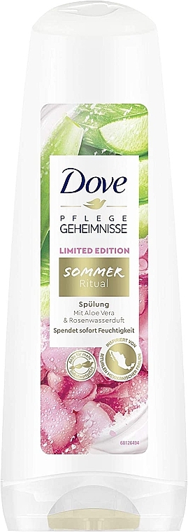 Кондиционер для волос с алоэ и розовой водой - Dove Sommer Ritual Conditioner Limited Edition — фото N1