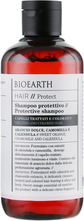 Шампунь защита цвета для окрашенных волос - Bioearth Hair Protective Shampoo