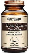 Духи, Парфюмерия, косметика Пищевая добавка для женщин - Doctor Life Dong Quai 500 mg