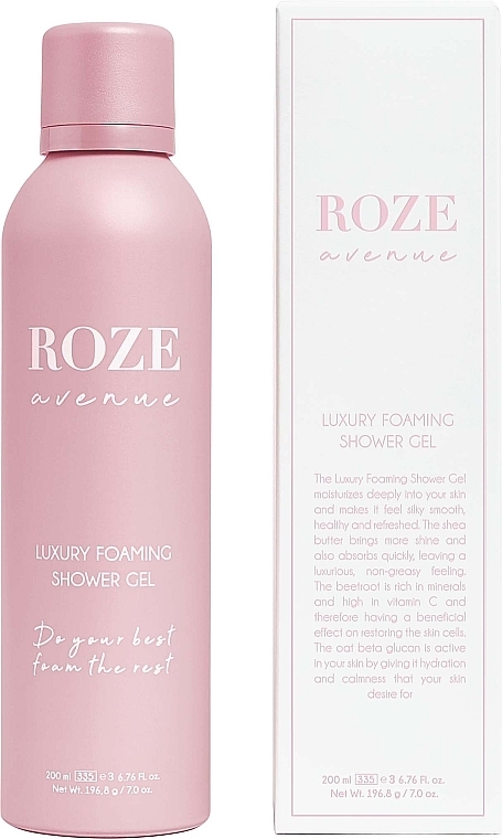 Розкішний пінистий гель для душу - Roze Avenue Luxury Foaming Shower Gel — фото N2