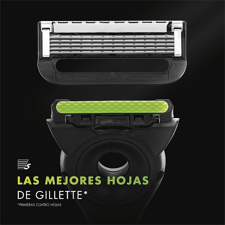Сменные кассеты для бритья, 4 шт. - Gillette Labs — фото N4