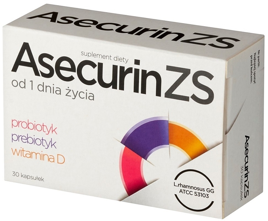 Дієтична добавка з вітаміном D - Aflofarm Asecurin ZS — фото N1