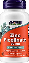 Капсулы "Пиколинат цинка" 50 мг - Now Foods Zinc Picolinate 50mg Veg Capsules — фото N3