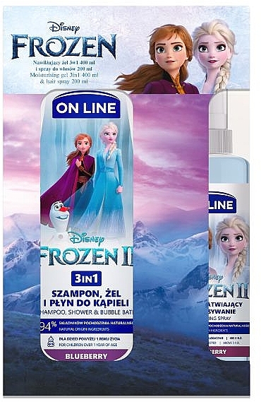 Набір - On Line Disney Frozen II (shamp/400ml + spray/200ml) — фото N1