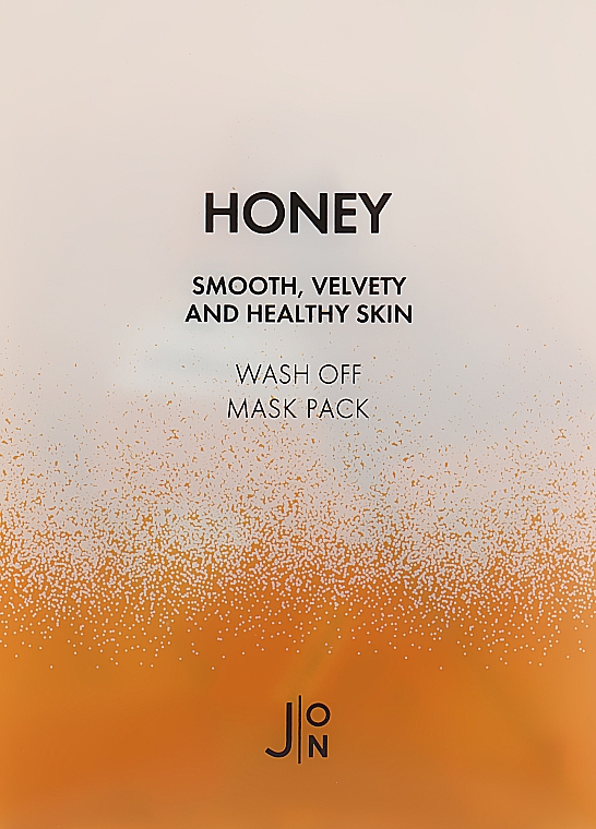 Маска для лица с медом - J:ON Honey Smooth Velvety And Healthy Skin Wash Off Mask 