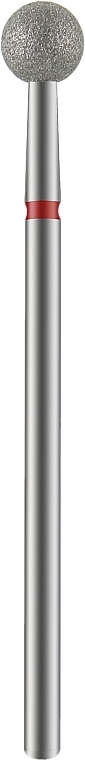 Фреза алмазная "Шар", красная, диаметр 5 мм - Staleks PRO Expert Diamond Nail Drill Bit Ball Red Head 5 mm