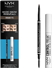 Набір - NYX Professional Makeup Micro Brow Essentials (pencil/0.09g + gel/9g) — фото N1