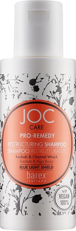 Шампунь реструктурувальний для пошкодженого волосся - Barex Italiana Joc Care Shampoo