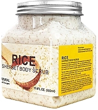 Парфумерія, косметика Скраб для тіла "Рис" - Wokali Sherbet Body Scrub Rice
