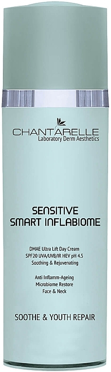 Денний крем для чутливої шкіри - Chantarelle Sensitive Smart Inflabiome SPF 20 — фото N1