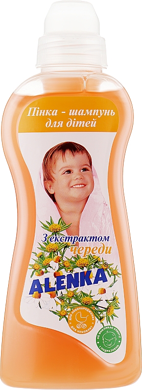 Пенка-шампунь для детей с экстрактом череды - Alenka — фото N1
