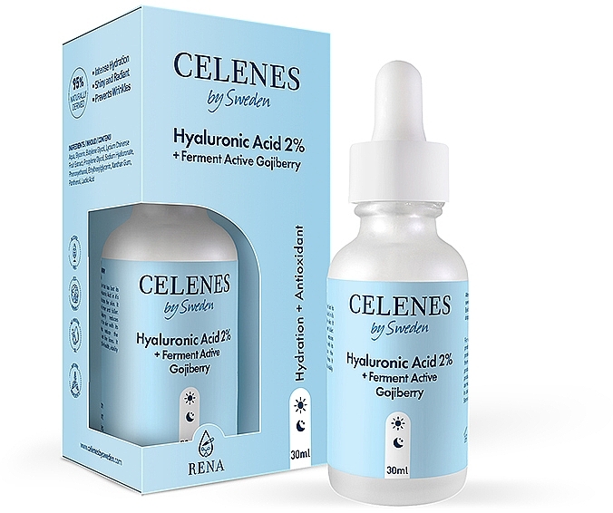 Увлажняющая сыворотка с гиалуроновой кислотой - Celenes Hyaluronic Acid 2% — фото N1