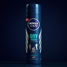 Дезодорант-антиперспірант спрей для чоловіків - NIVEA MEN Dry Fresh Antiperspirant Deodorant Spray — фото N6