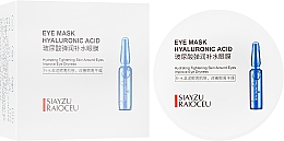 Зволожувальні гідрогелеві патчі під очі з гіалуроновою кислотою - Siayzu Raioceu Eye Mask Hyaluronic Acids — фото N3