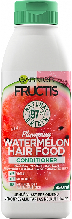 Кондиционер для волос - Garnier Fructis Hair Food Plumping Watermelon Conditioner — фото N1