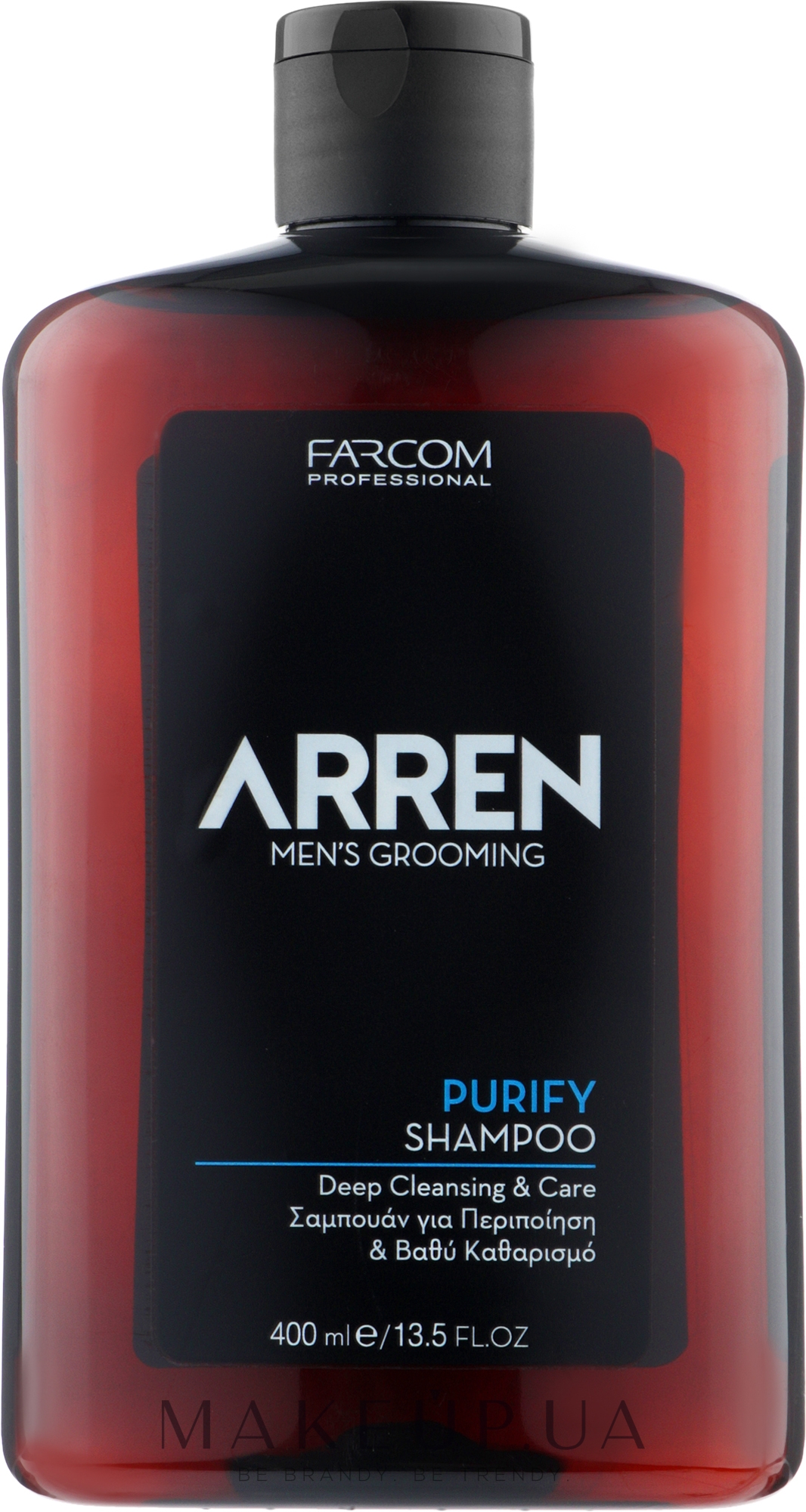 Шампунь для мужчин - Arren Men's Grooming Purify Shampoo — фото 400ml