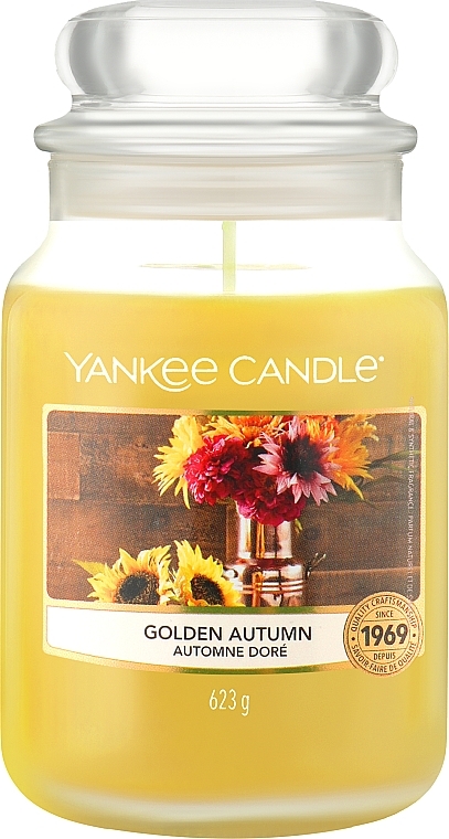 Ароматична свічка у банці - Yankee Candle Fall In Love Golden Autumn — фото N2