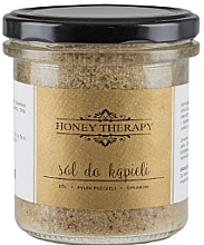 Парфумерія, косметика Сіль для ванн "Кориця" - Lyson Honey Therapy Bath Salt With Pollen And Cinnamon