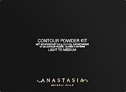 Палетка для контуринга лица - Anastasia Beverly Hills Pro Series Contour Kit — фото N2