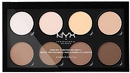 УЦІНКА Палетка для контурування - NYX Professional Makeup Highlight & Contour Pro Palette * — фото N1