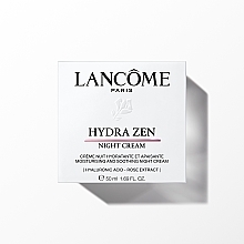 Заспокійливий та зволожуючий нічний крем: Миттєвий комфорт, зменшення слідів втоми - Lancome Hydra Zen Anti-Stress Moisturising Night Cream  — фото N2