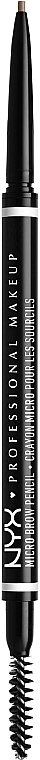 УЦІНКА Ультратонкий олівець для брів - NYX Professional Makeup Micro Brow Pencil * — фото N2