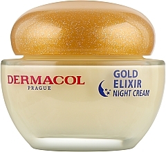 Духи, Парфюмерия, косметика УЦЕНКА Крем ночной омолаживающий - Dermacol Gold Elixir Rejuvenating Caviar Night Cream *