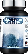 Комплекс "Морський магній В6+  для зняття психічної та фізичної напруги, капсули - Nutriexpert Magnesium Marin B6 — фото N1