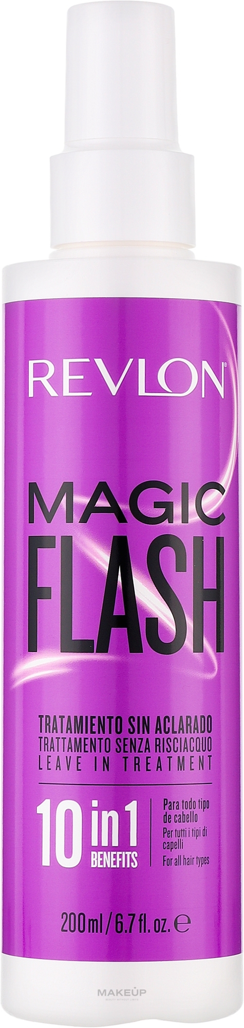 Незмивний кондиціонер для волосся - Revlon Magic Flash Leave In Treatment 10 In 1 — фото 200ml
