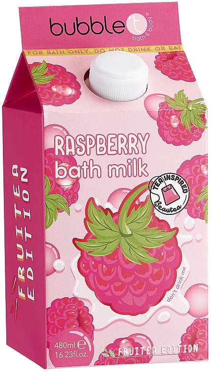Молочко-піна для ванни "Малина"  - Bubble T Raspberry Bath Milk — фото N1