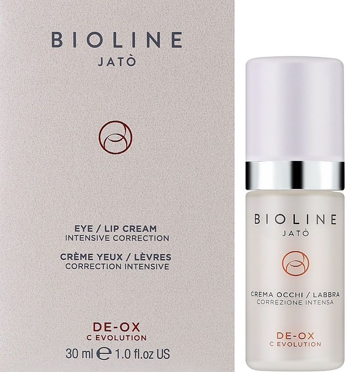 Витаминизирующий крем для глаз и губ - Bioline Jato De-Ox C Evolution Eye & Lip Cream — фото N2