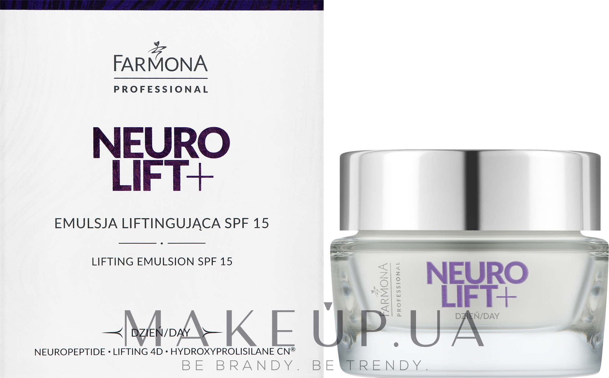 Емульсія-ліфтинг для обличчя - Farmona Neurolift+ Face Lifting Emulsion SPF 15 — фото 50ml