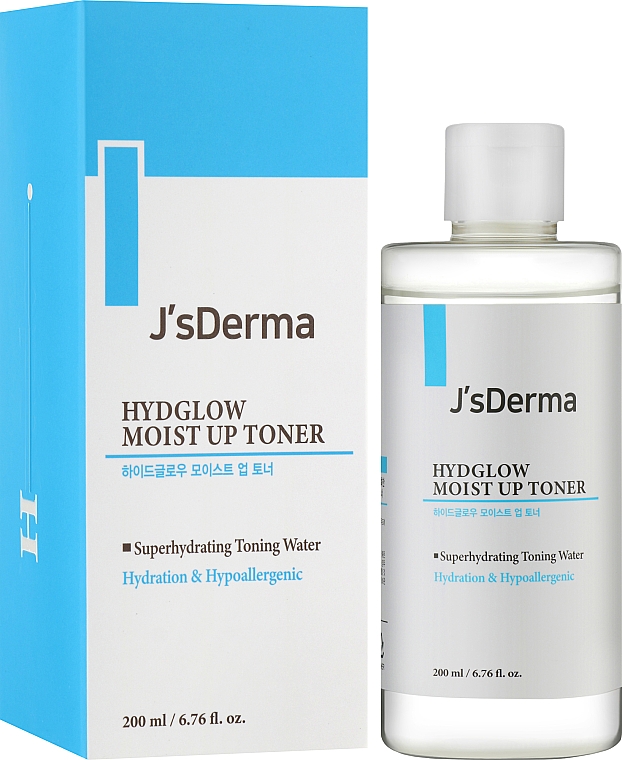 Тонер для обличчя з гіалуроновою кислотою - J'sDerma pH Balance & Hydration Toner — фото N2