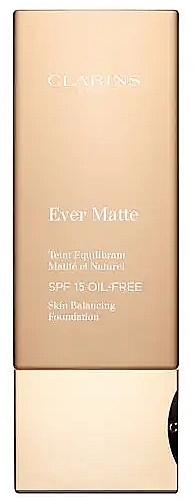 Нормализующий тональный крем с матирующим эффектом - Clarins Ever Matte Skin Balancing Foundation SPF 15