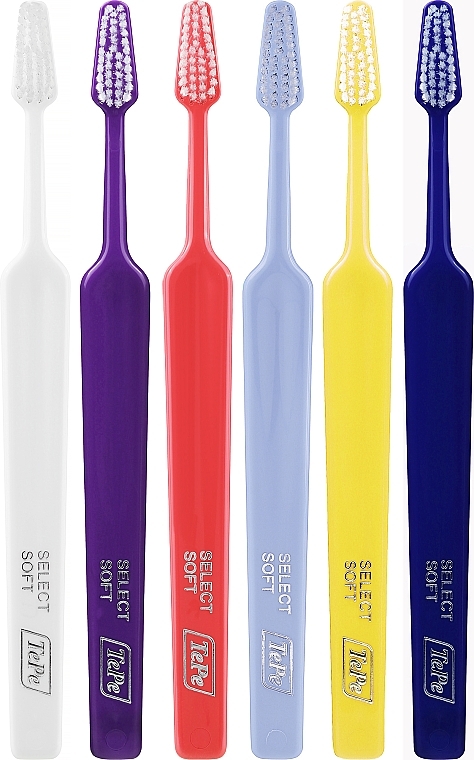 Набор зубных щеток, 6 шт., вариант 15 - TePe Select Soft — фото N1