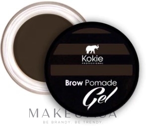 Помада для бровей - Kokie Professional Eyebrow Pomade Gel — фото Dark Brunette