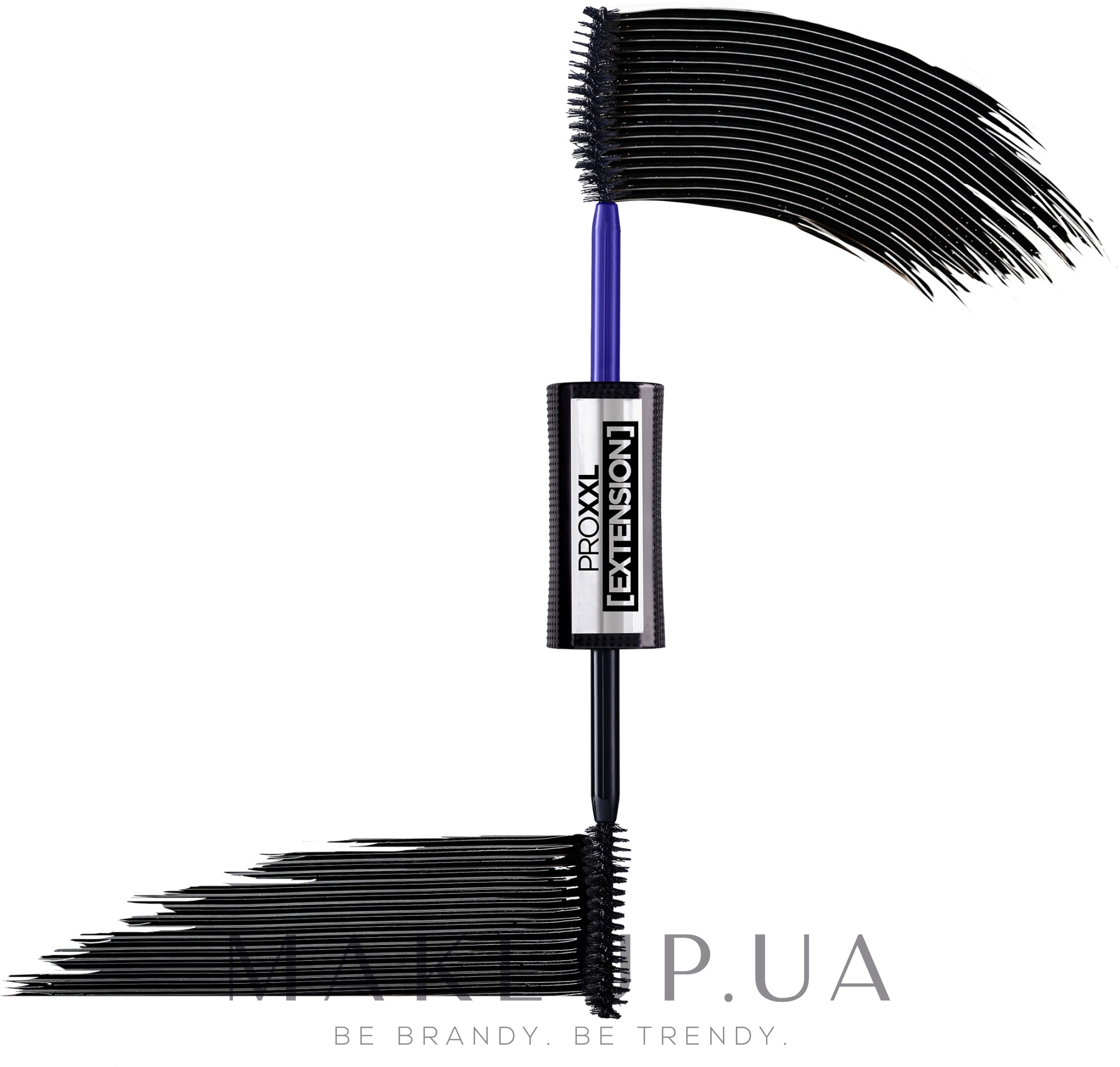 Двойная тушь для объема и удлинения ресниц - L'Oreal Paris Pro XXL Extension Mascara — фото Black