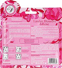 Маска для лица увлажняющая с липовым цветом и розой - Levitasion Herboflore Linden Blossom & Rose — фото N2