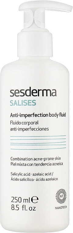 Флюид для тела - SesDerma Laboratories Salises Anti-Imperfection Body Fluid — фото N1