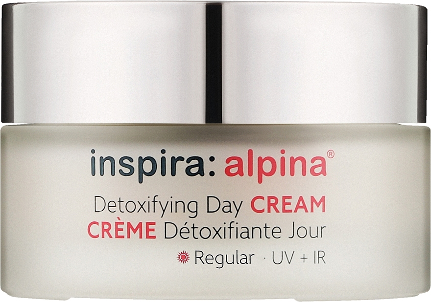 Денний детокс-крем для нормалізації шкіри - Inspira:cosmetics Inspira:Alpina Detoxifying Day Cream Regular — фото N1