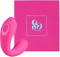 Парфумерія, косметика Стимулятор точки G, рожевий - So Divine Pearl Vibe 2 In 1 G-Spot & Suction Stimulator