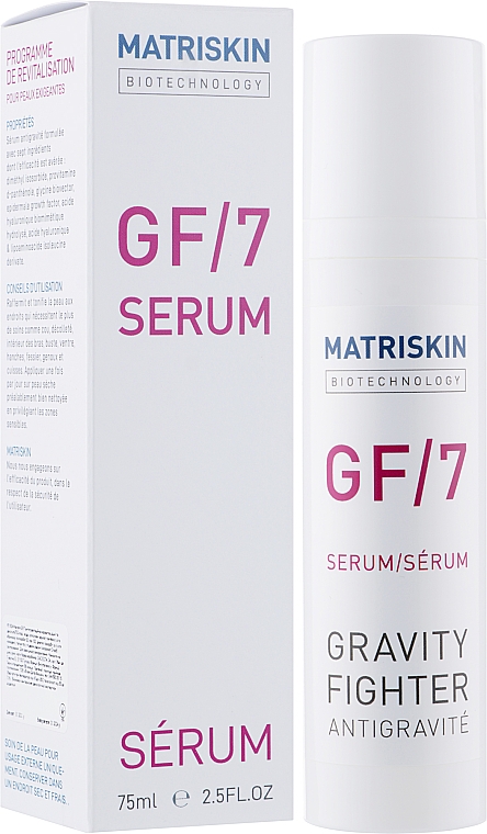 Антигравітаційна сироватка для шиї й декольте - Matriskin GF7 Serum — фото N2