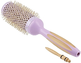 Кругла щітка для волосся - Ilu Hair Brush BambooM Round 43 mm — фото N1