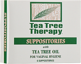 Духи, Парфюмерия, косметика Суппозитории с маслом чайного дерева для вагинальной гигиены - Tea Tree Therapy Suppositories For Vaginal Hygiene
