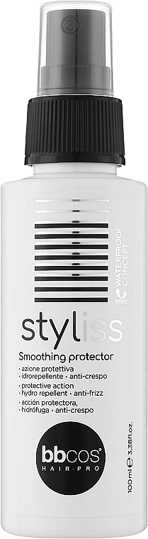Термозащитный спрей для выравнивания волос - Bbcos Styliss Smoothing Protector  — фото N1