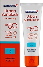 Солнцезащитный крем для сухой кожи лица - Novaclear Urban Sunblock Protective Cream SPF50 — фото N2